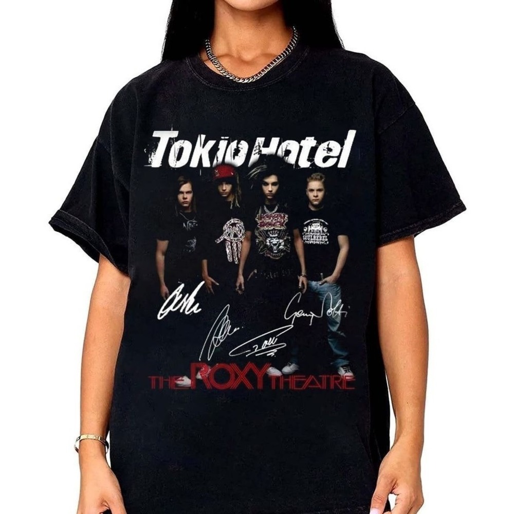 Tokio Hotel Concert Retro Style T Shirt